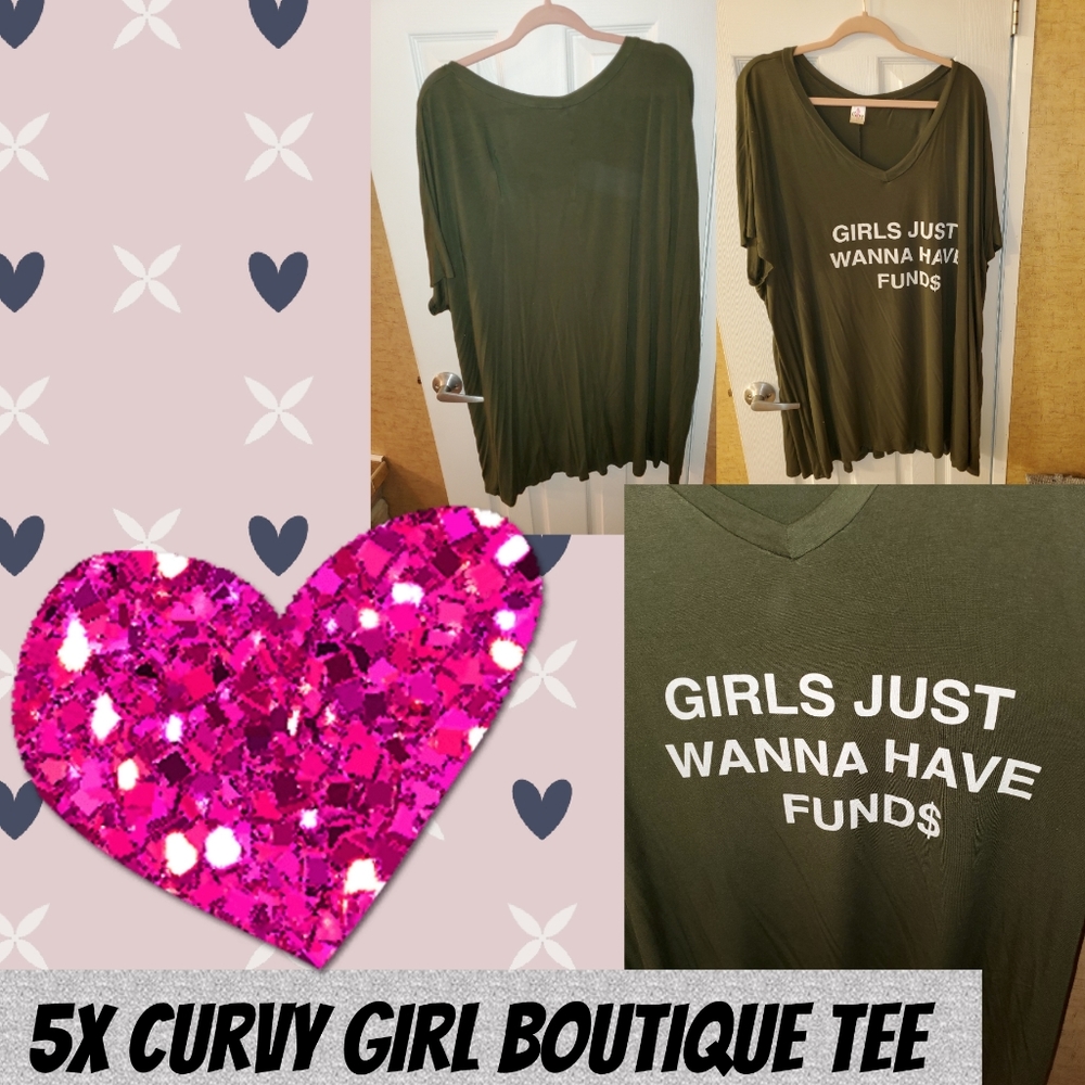Curvy Girl Boutique 4x graphic tee